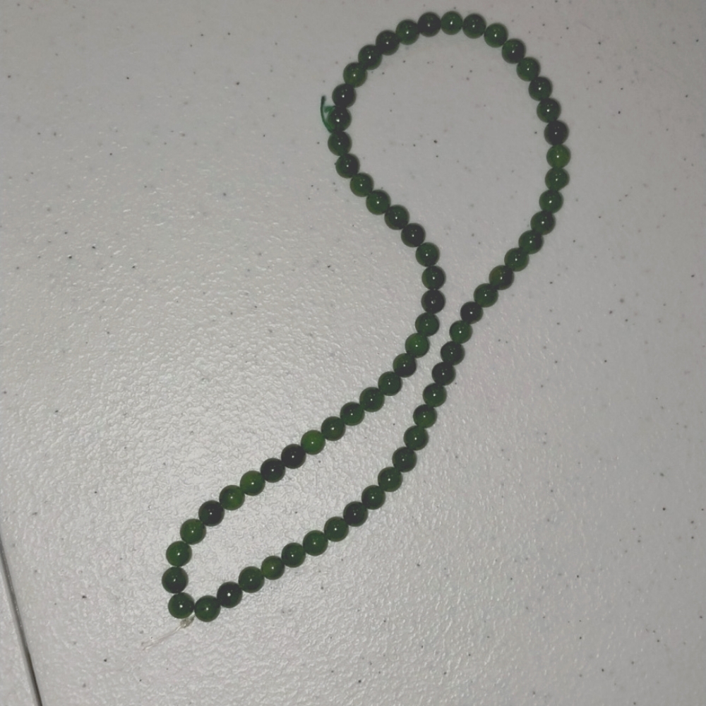 16" strand of jade beads